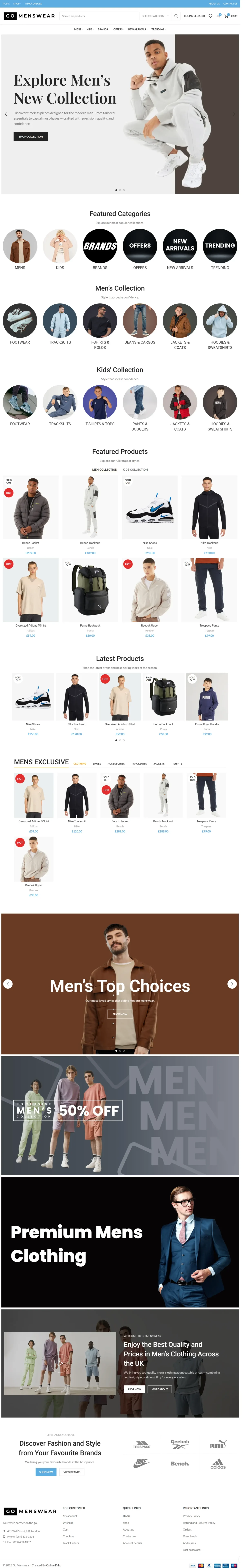 Clothing Brand — E-Commerce Website