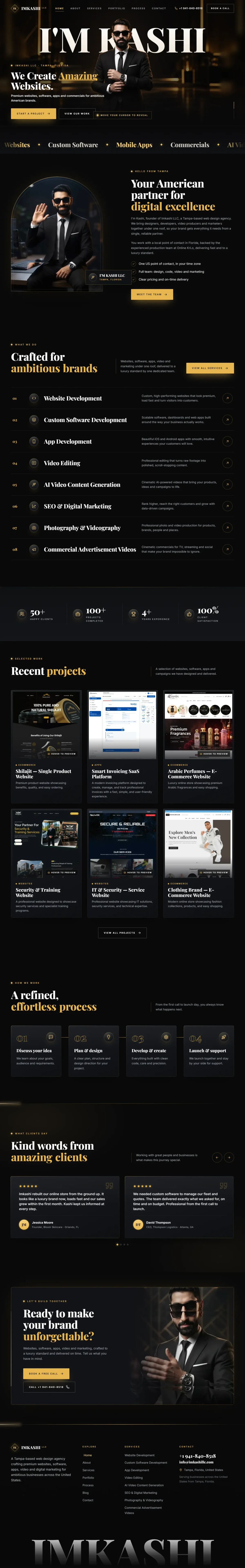 IMKASHI LLC – Creative Web Design Agency Portfolio